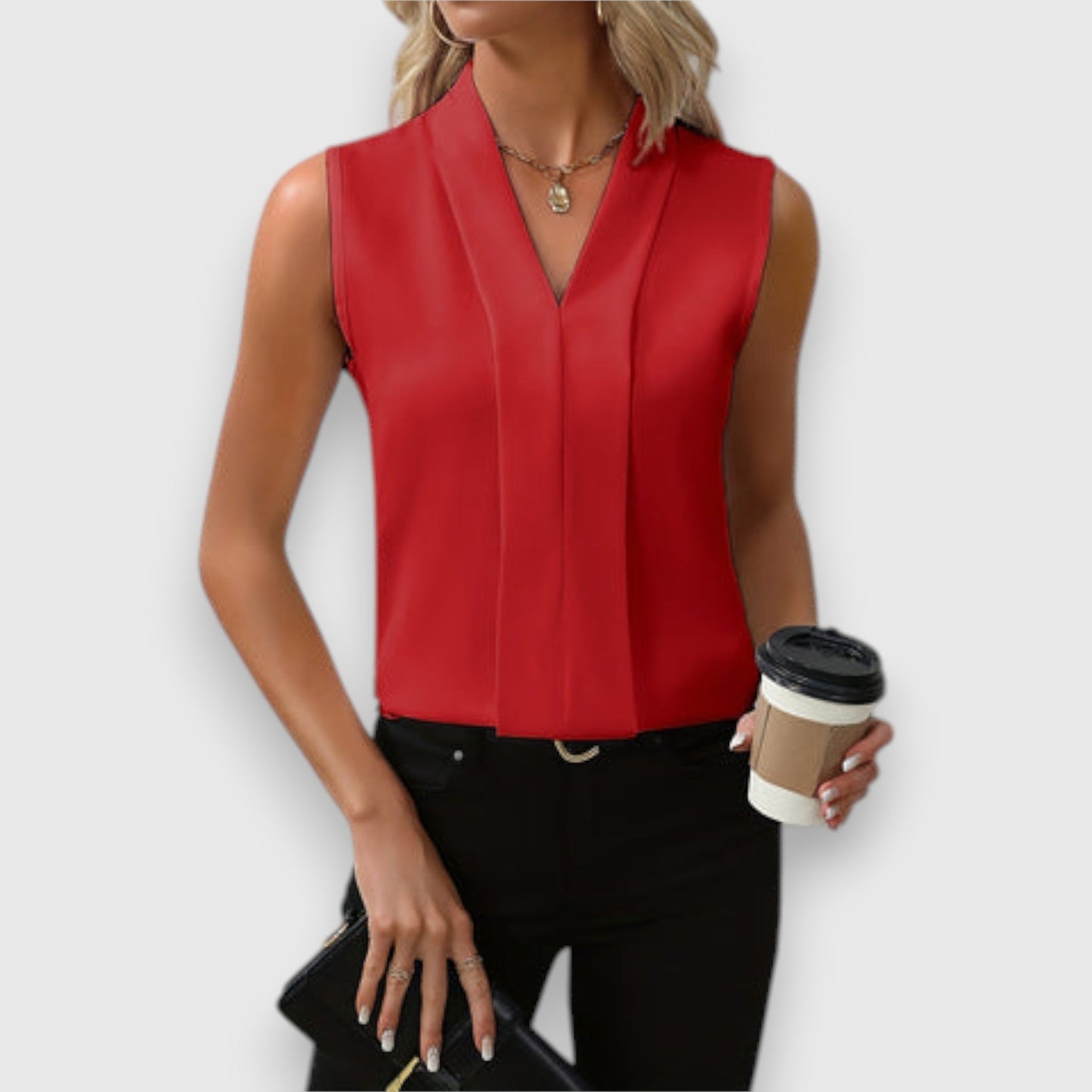 Tess™ | Mouwloze blouse