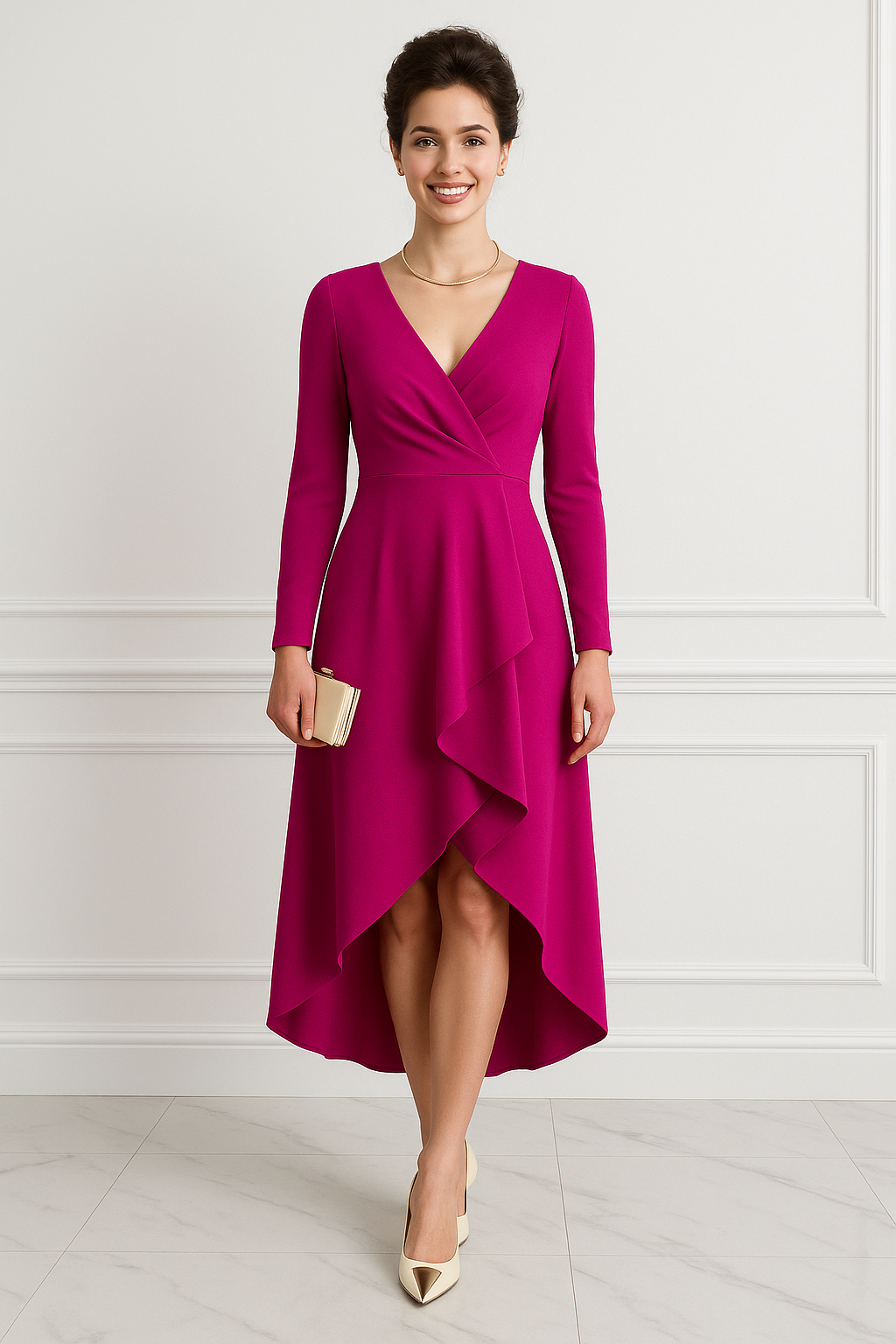 TAMARA™ | CHIQUE V-HALS JURK